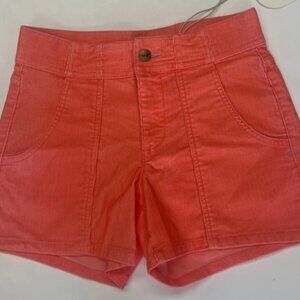 $70 Toad & Co Coaster Cord Shorts NWOT - Size 10 - Coral